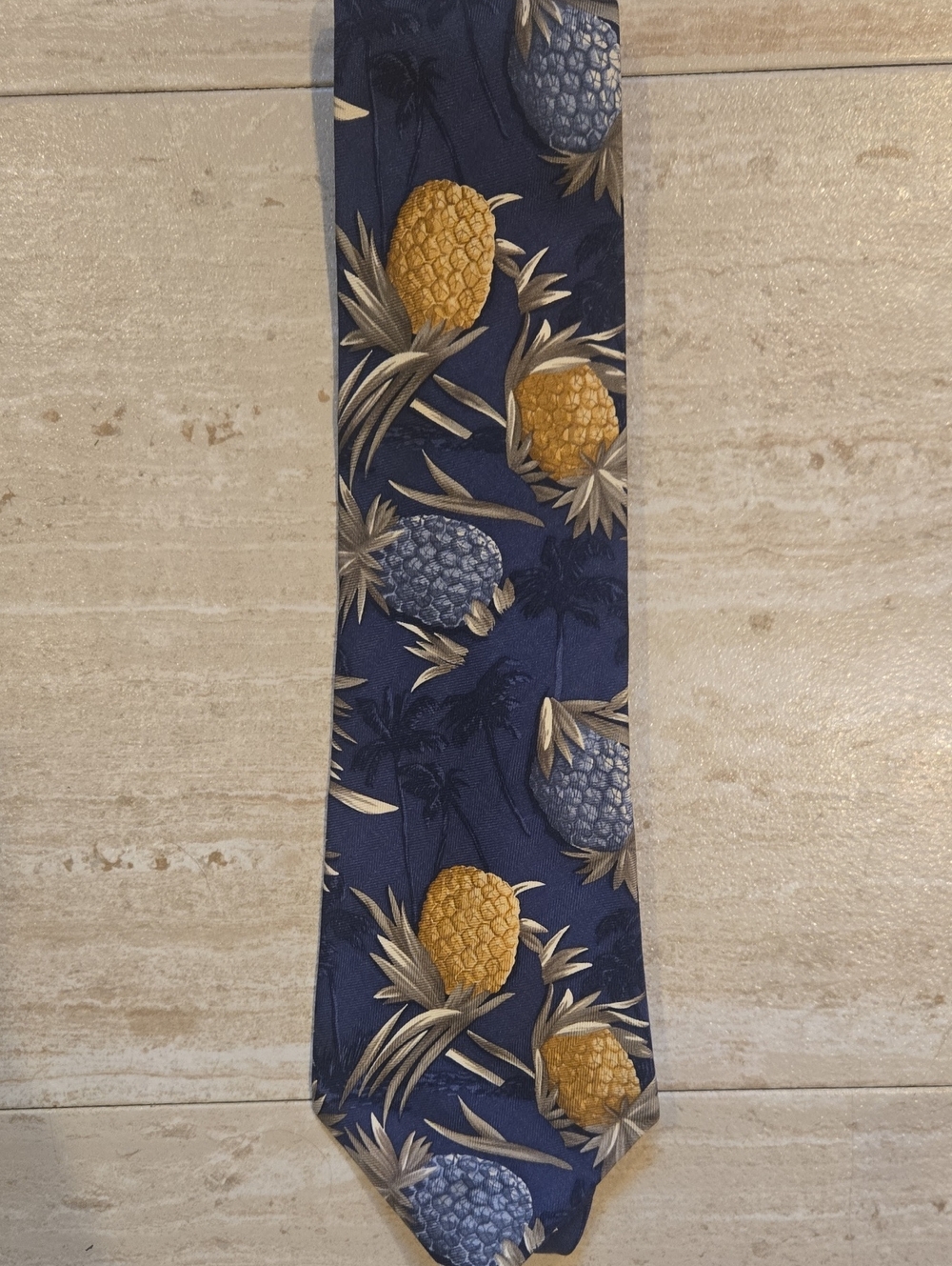 Tommy Bahama Navy Pineapple Tie